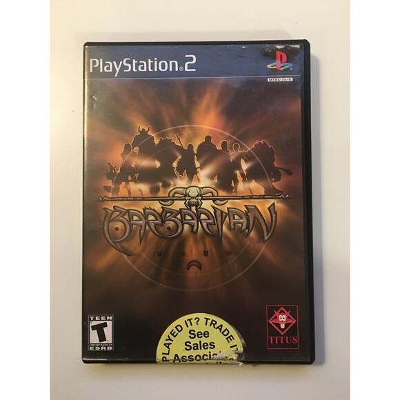 Barbarian PS2 (Sony PlayStation 2, 2002) Titus - CIB Complete - US Seller - Picture 1 of 8